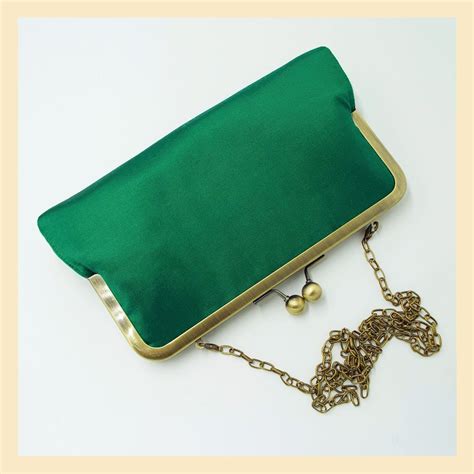 sage green evening bag.